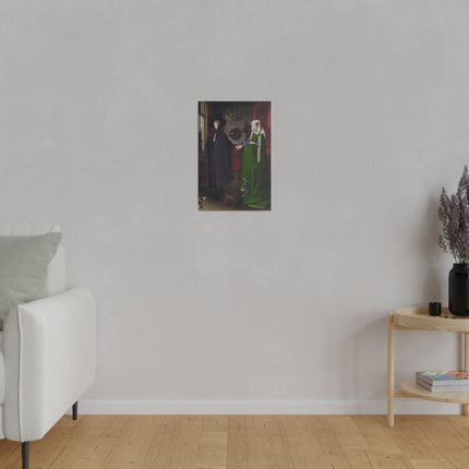 Arnolfini Portrait by Jan Van Eyck Matte Canvas, Stretched, 0.75"