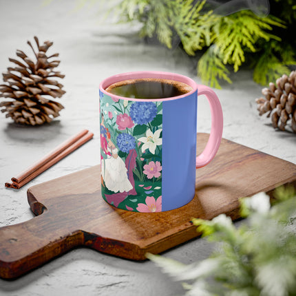 The Ladies Of The Blossoming Vanity Colorful Mugs – Art Deco Floral Elegance