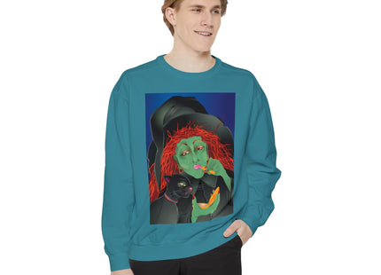 Mirror, Mirror A Witch's Touch Unisex Garment-Dyed Sweatshirt