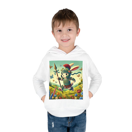 Rabbit Gladiator Toddler Pullover Fleece Hoodie