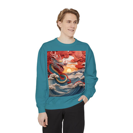 Stormbound Dragon Garment-Dyed Sweatshirt