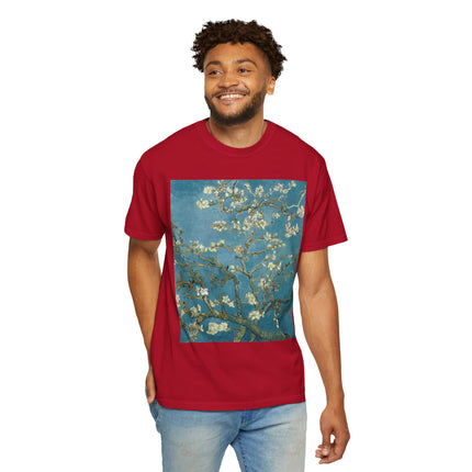 Almond Blossom by Vincent van Gogh Unisex Garment-Dyed T-shirt