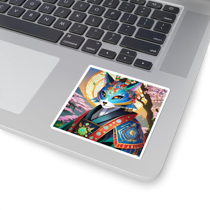 Cyberpunk Samurai Kiss-Cut Stickers (4 Sizes)