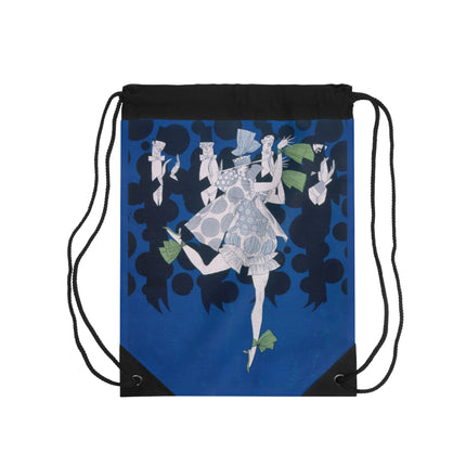 Where is my boy tonight by Ralph Barton Drawstring Bag