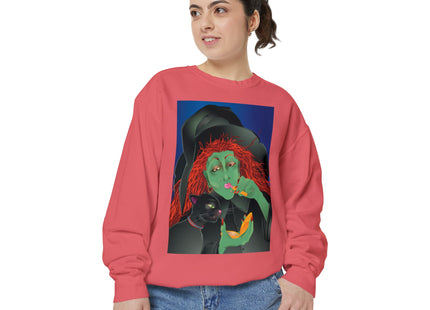 Mirror, Mirror A Witch's Touch Unisex Garment-Dyed Sweatshirt