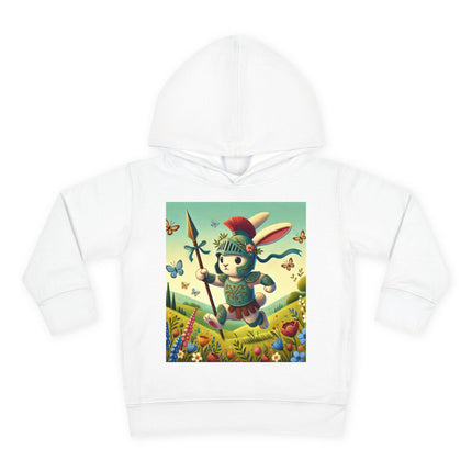 Rabbit Gladiator Toddler Pullover Fleece Hoodie