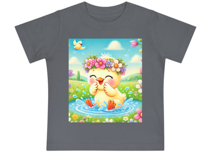Springtime Splash Duckling Baby Short Sleeve T-Shirt