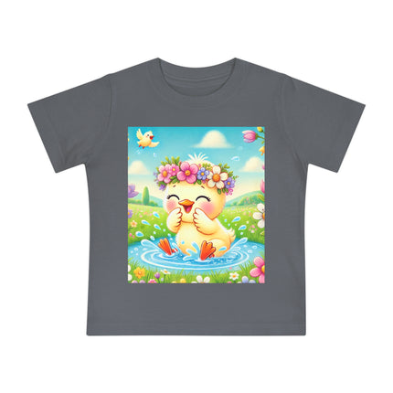 Springtime Splash Duckling Baby T-Shirt – Joyful Moments & Sunny Spring Days