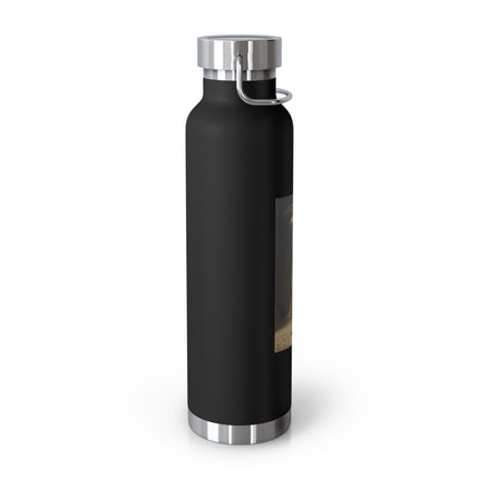 A Rich Kirghiz Huntsman with a Falcon by Vasily Vereshchagin Copper Vacuum Insulated Bottle, 22oz