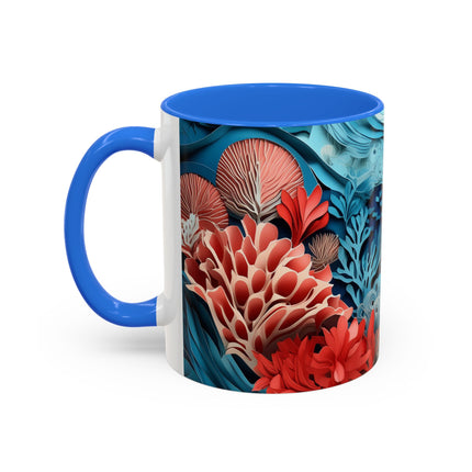 Enchanting Underwater Scene Colorful Mugs (11oz, 15oz)