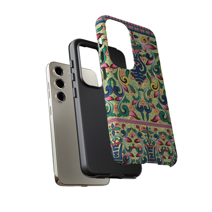 Colorful Flower Pattern by Owen Jones Phone Cases