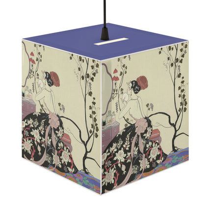 Le Grand Decolletage by George Barbier Light Cube Lamp