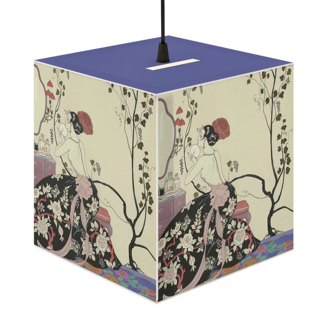 Le Grand Decolletage by George Barbier Light Cube Lamp