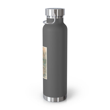 Rita Rides on the Dolphin by Warwick Goble Copper Vacuum Insulated Bottle, 22oz
