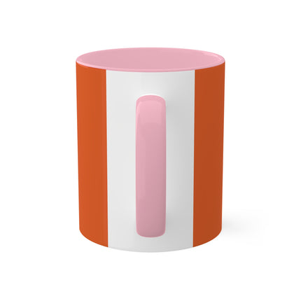 The Actor Kawarasaki Gonjūrō for a Fire Troupe by Tsukioka Yoshitoshi Colorful Mugs, 11oz