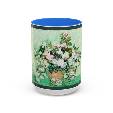 Roses by Vincent Van Gogh Colorful Mugs (11oz, 15oz)