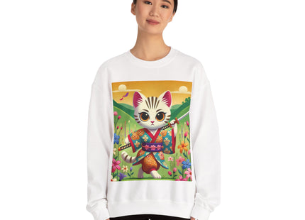 Samurai Kitten Unisex Heavy Blend™ Crewneck Sweatshirt