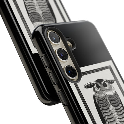 Horned Owl by Samuel Jessurun de Mesquita Phone Cases
