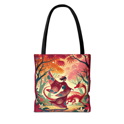 The Dragon Fairy’s Dance Tote Bag – Enchanted Grace & Spring Magic