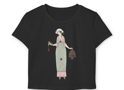 Illustrated Elegance – Parisian Fashion Tee