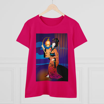 The Enchanting Geisha Women's Midweight Cotton Tee