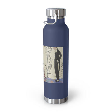 Le Grand Décolletage by George Barbier Copper Vacuum Insulated Bottle, 22oz