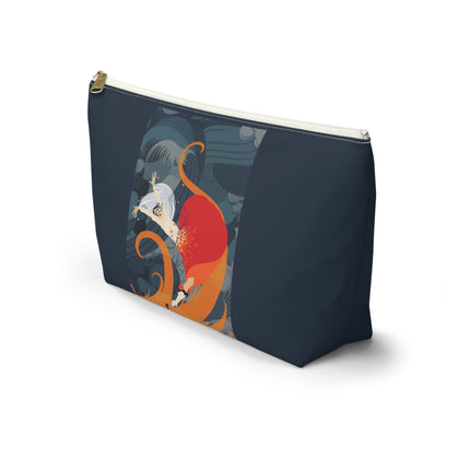 Flame of the Tempest Cosmetic Bag – Fiery Drama & Elemental Grace
