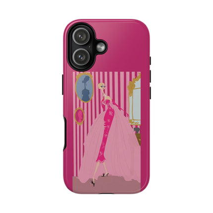 Lady in Pink Phone Case – Graceful Sophistication