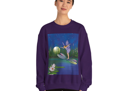 Fairy on a Dragonfly Heavy Blend™ Crewneck Sweatshirt