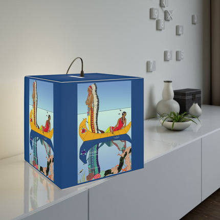 Le long du Missouri by George Barbier Light Cube Lamp