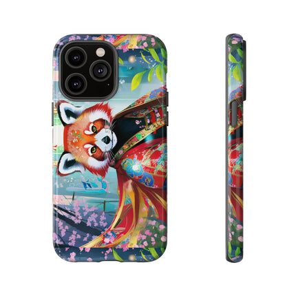 Cybernetic Red Panda Phone Cases