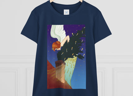 The Christmas Angel Women's Midweight Cotton Tee