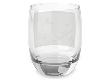 Butterflies and flower illustration by Morimoto Toko Whiskey Glass