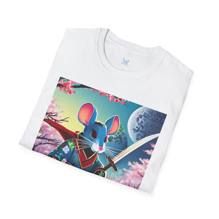 Cyber Samurai Rat Softstyle T-Shirt