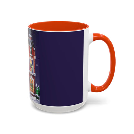 A Christmas Eve Celebration Colorful Mugs (11oz, 15oz)