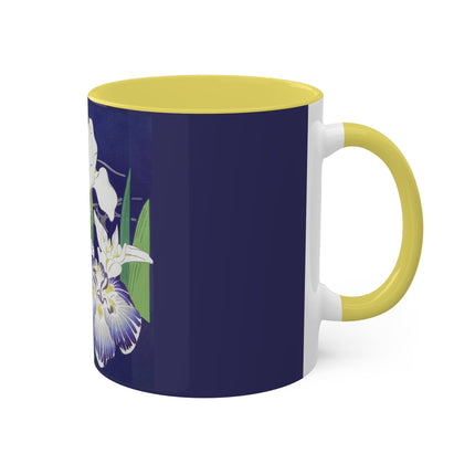 Irises by Kogyo Tsukioka Colorful Mugs, 11oz