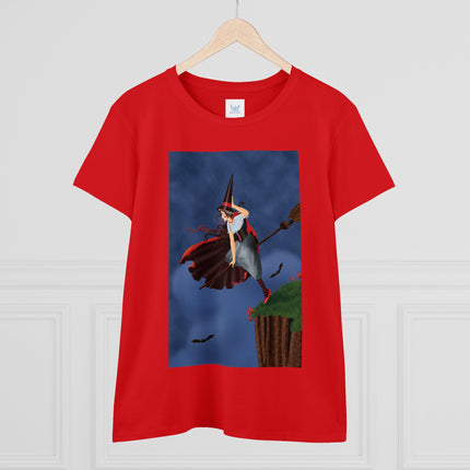 The Enchanted Witch Women's Midweight Cotton Tee