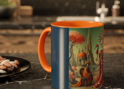 The Seahorse Court Colorful Mugs (11oz, 15oz)