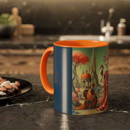 The Seahorse Court Colorful Mugs (11oz, 15oz)
