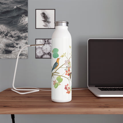 Orange-Headed Ground Thrush by Shaikh Zain al–Din Slim Water Bottle