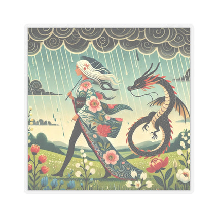 The Dragon Fairy’s Stride Kiss-Cut Stickers (4 Sizes)