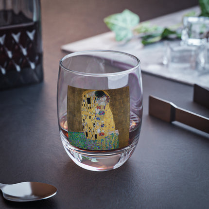 The Kiss by Gustav Klimt Whiskey Glass