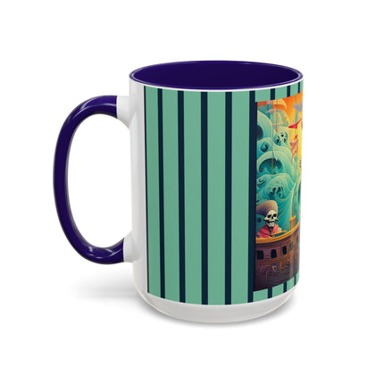 Skeleton Crew of the Misty Seas Colorful Mugs (11oz, 15oz)