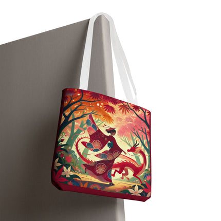 The Dragon Fairy’s Dance Tote Bag – Enchanted Grace & Spring Magic