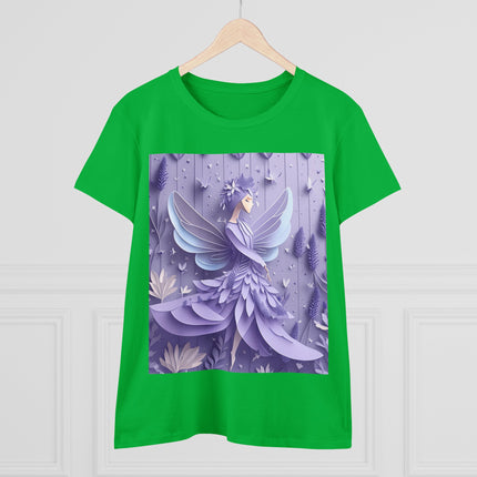Lavender Fairy Women's Midweight Cotton Tee