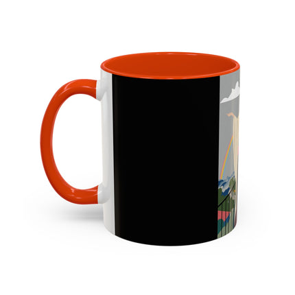 Rainbow Reverie Colorful Mugs – Elegant Renewal & Serene Beauty