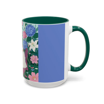 The Ladies Of The Blossoming Vanity Colorful Mugs – Art Deco Floral Elegance