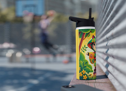 Firefly Dance on Wheels Stainless Steel Water Bottle, Standard Lid