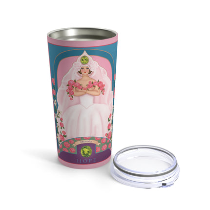 August & Peridot (from the Gem Series) by Sofia Chiostri Tumbler 20oz