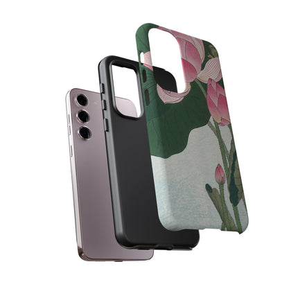 Blooming Lotus Flowers by Ohara Koson Phone Cases